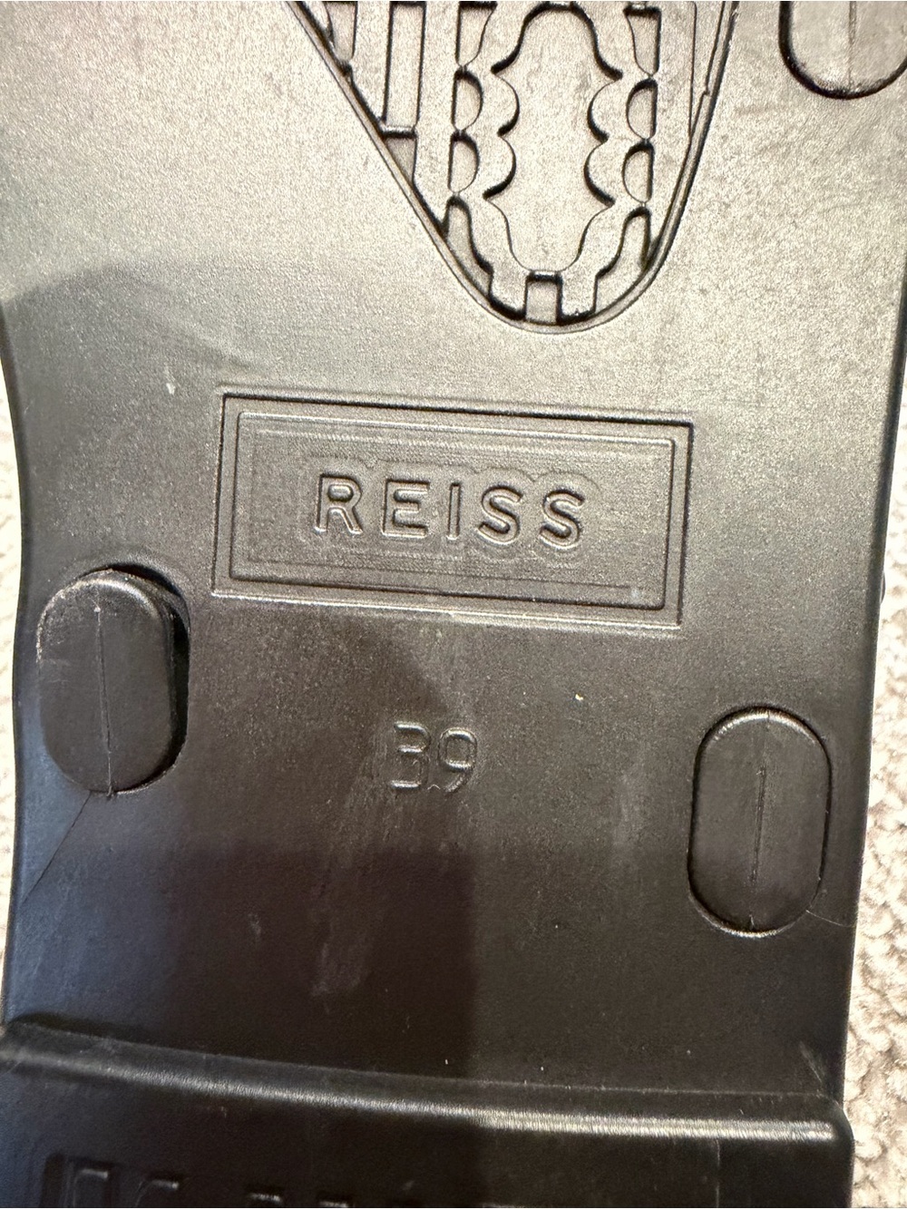 Reiss Black Multi-Chain Slide Sandals - Picture 4 of 4